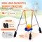 3 in 1 Toddler Swing Set with Sandbags Foldable Metal Stand for Indoor Outdoor Use